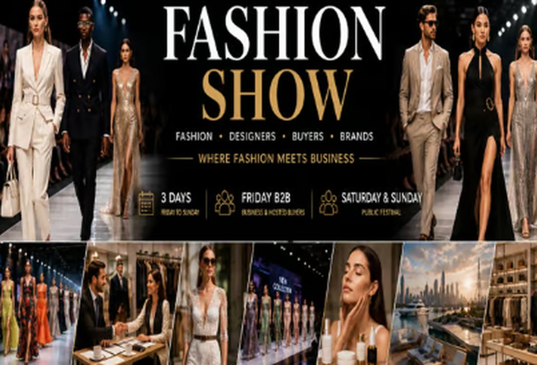 FASHION SHOW: fashion, designers, buyers and brands. Where fashion meets business. Three days, Friday B2B, Saturday and Sunday public festival