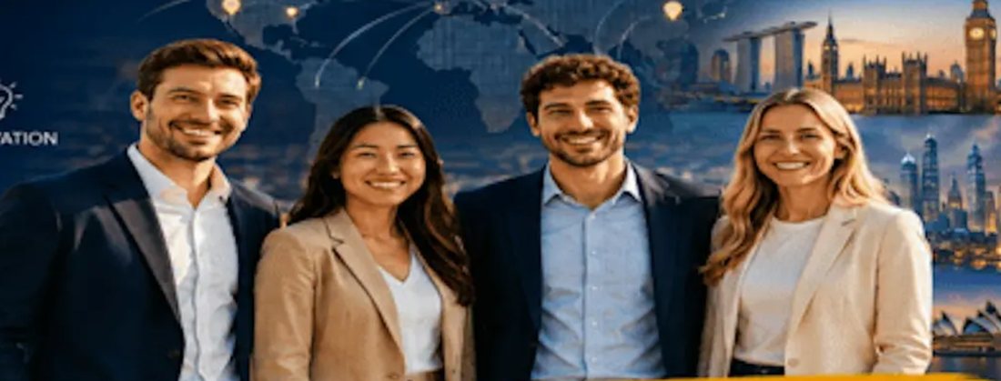 Our team welcoming partners at HAPPY STARTUP