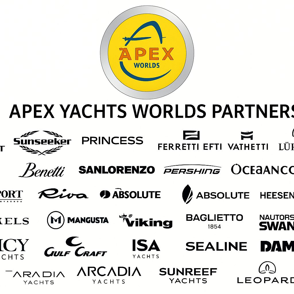 Apex yacht partners — partner brand board